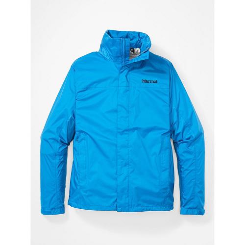 Marmot Rain Jacket Light Blue NZ - PreCip Eco Jackets Mens NZ2790356